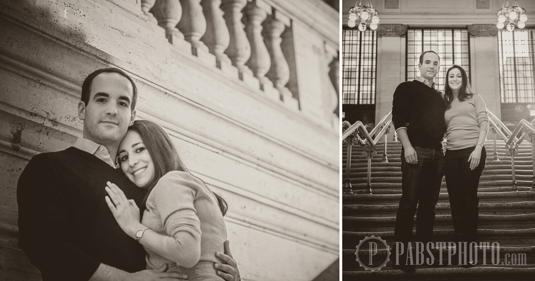 engagement union station photography