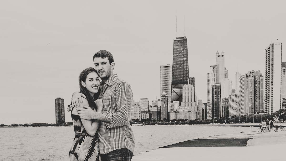 chicago skyline photography engagement session (2)