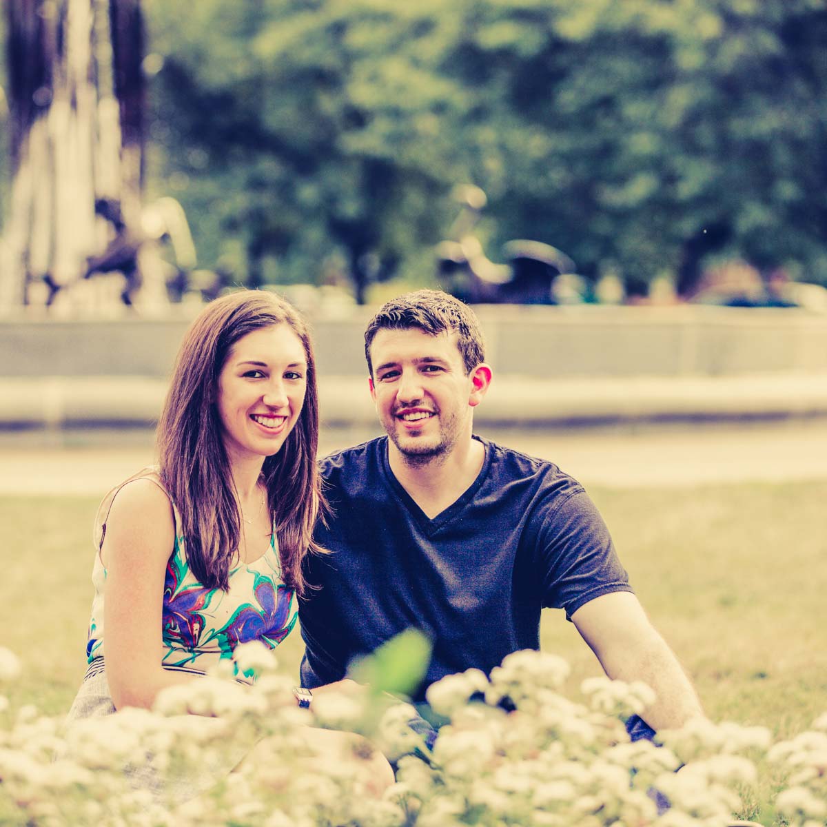 engagement session chicago lincoln park flowers (5)