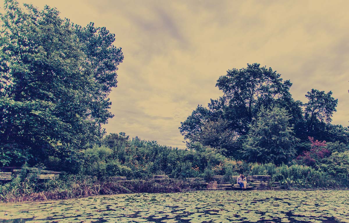 lincoln park engagement session lilly pond (1)