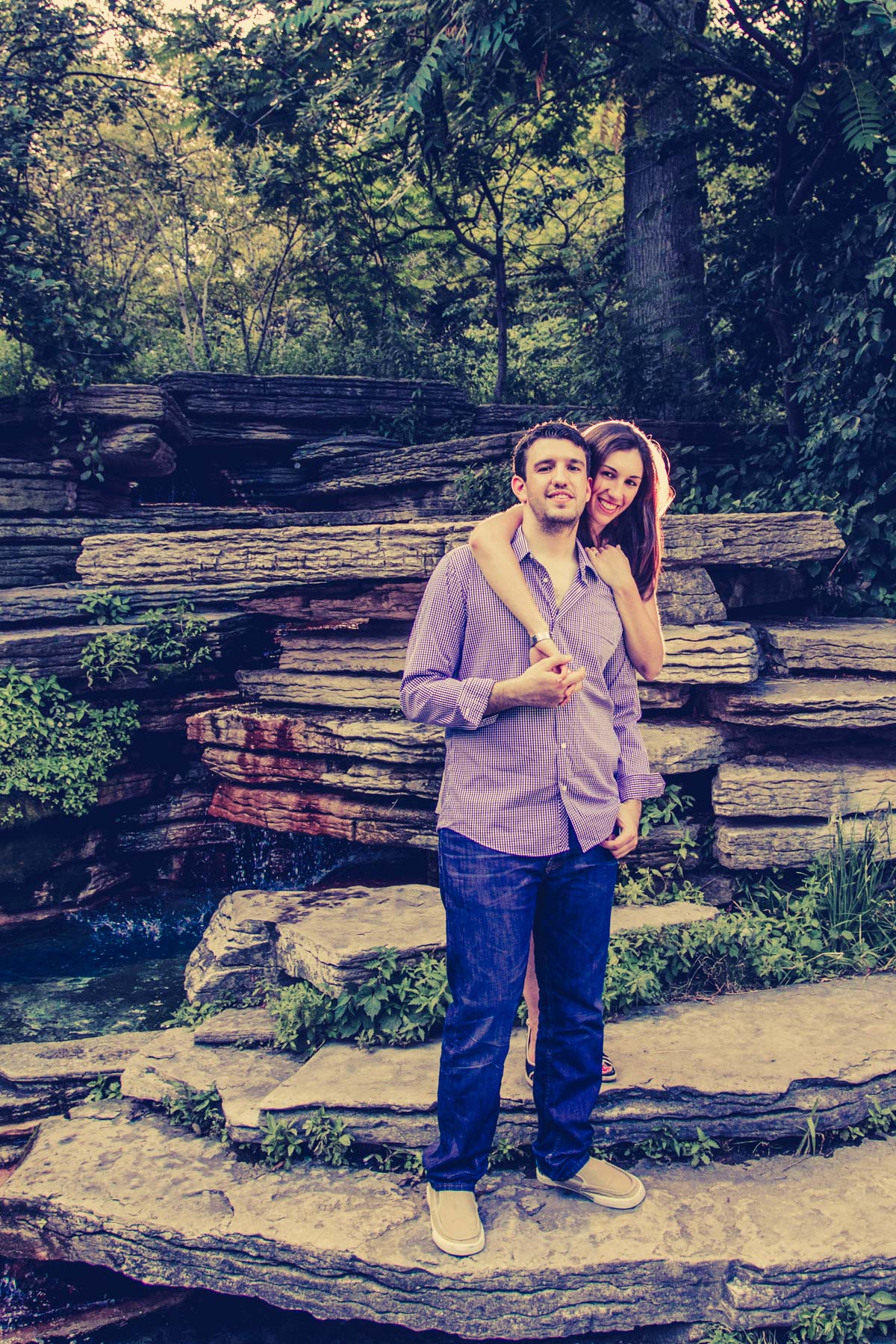 lincoln park engagement session lilly pond (6)