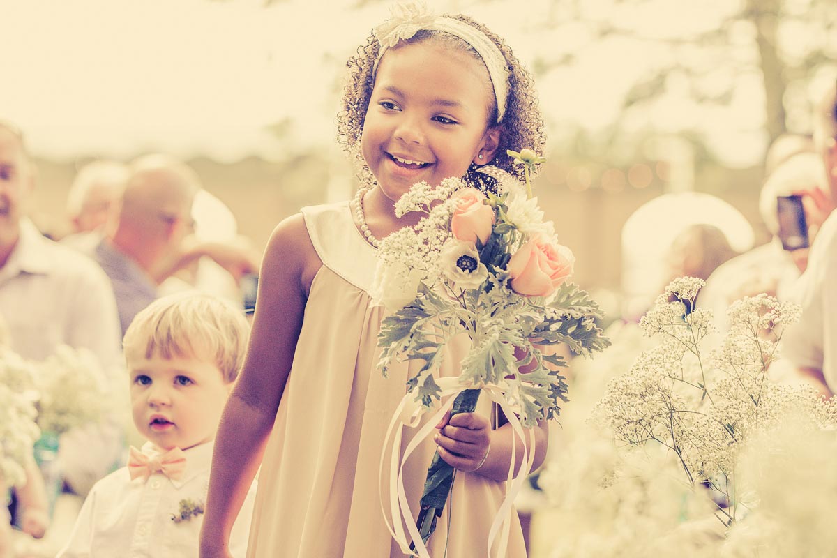 Yorkville IL Chicago Wedding Photography Farm Barn (133) flower girl