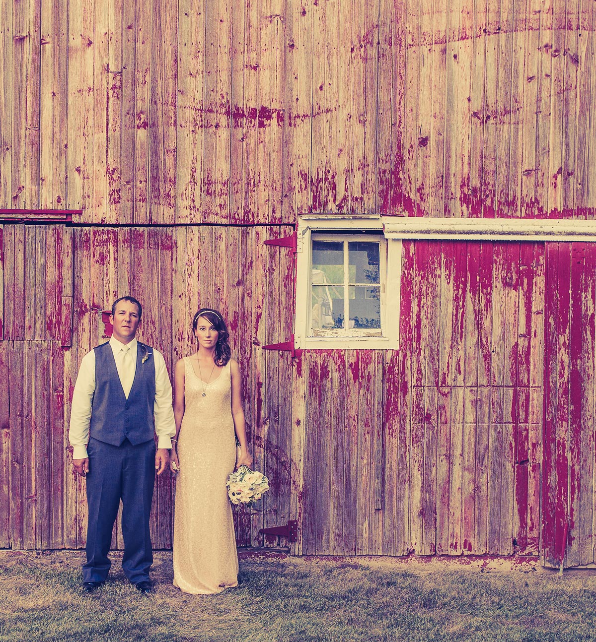 Yorkville IL Chicago Wedding Photography Farm Barn (158) pitch fork