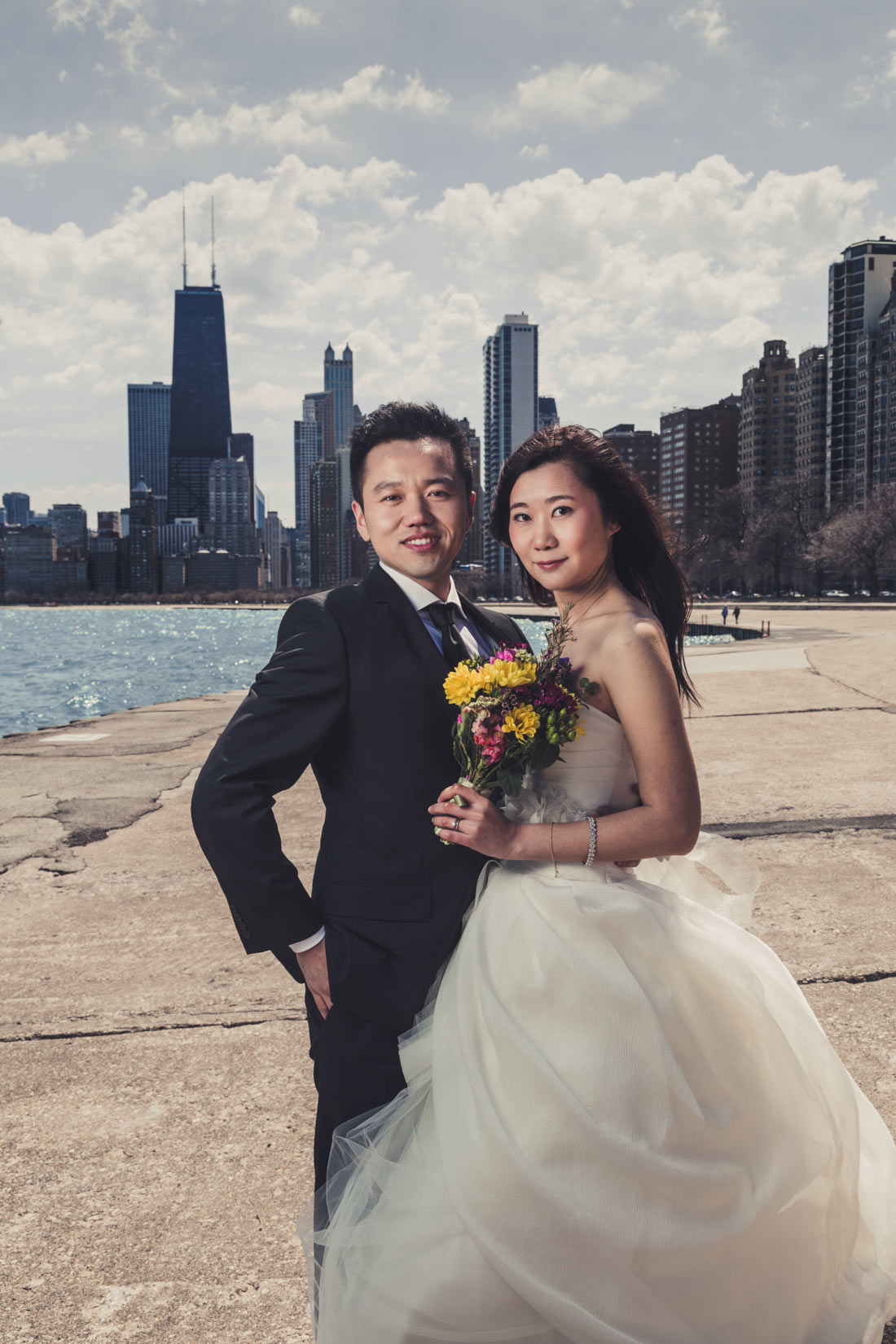 chicago courthouse wedding city hall (64) lakefront skyline