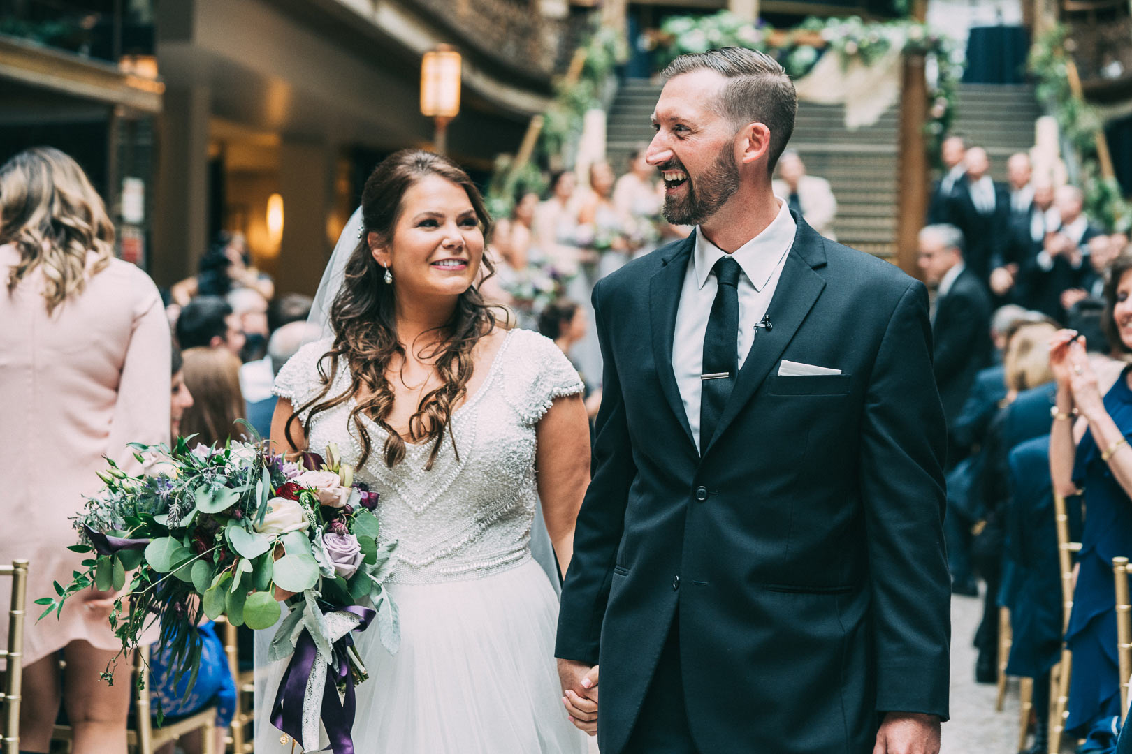 Hyatt Regency Arcade: A Cleveland Wedding